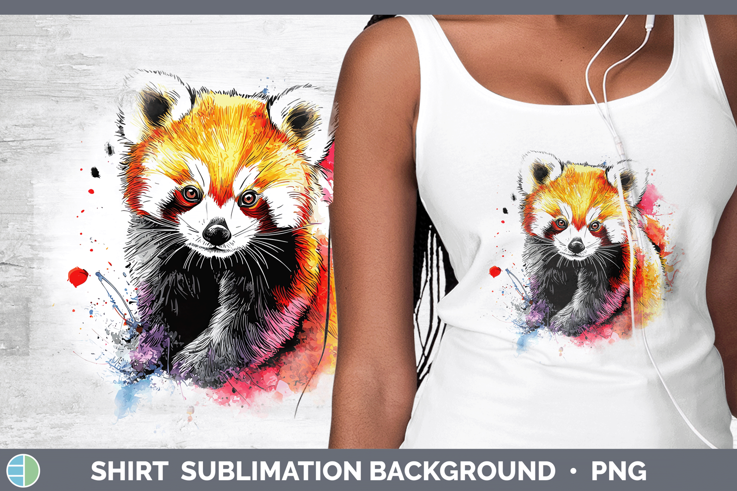 GorgeousWatercolor Splash Shirt design.