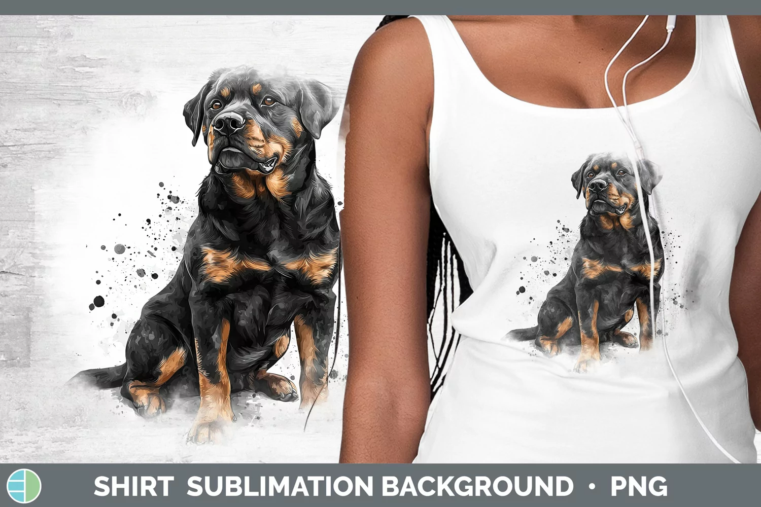 GorgeousWatercolor Splash Shirt design.
