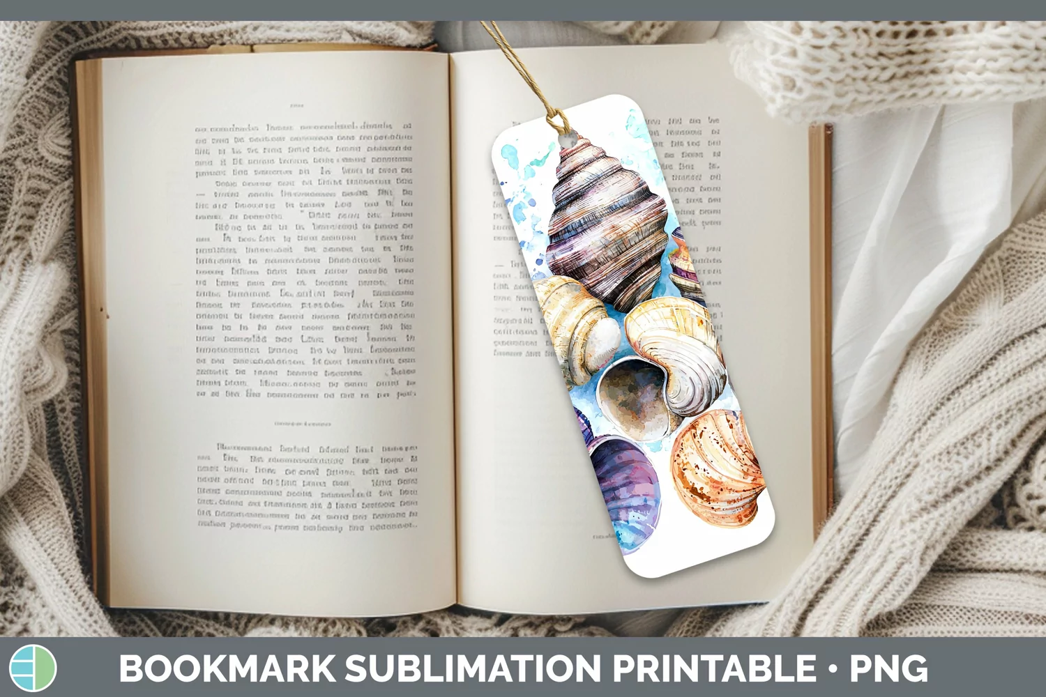 GorgeousWatercolor Splatter Bookmark design.