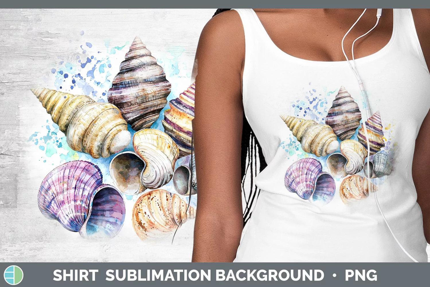 GorgeousWatercolor Splatter Shirt design.