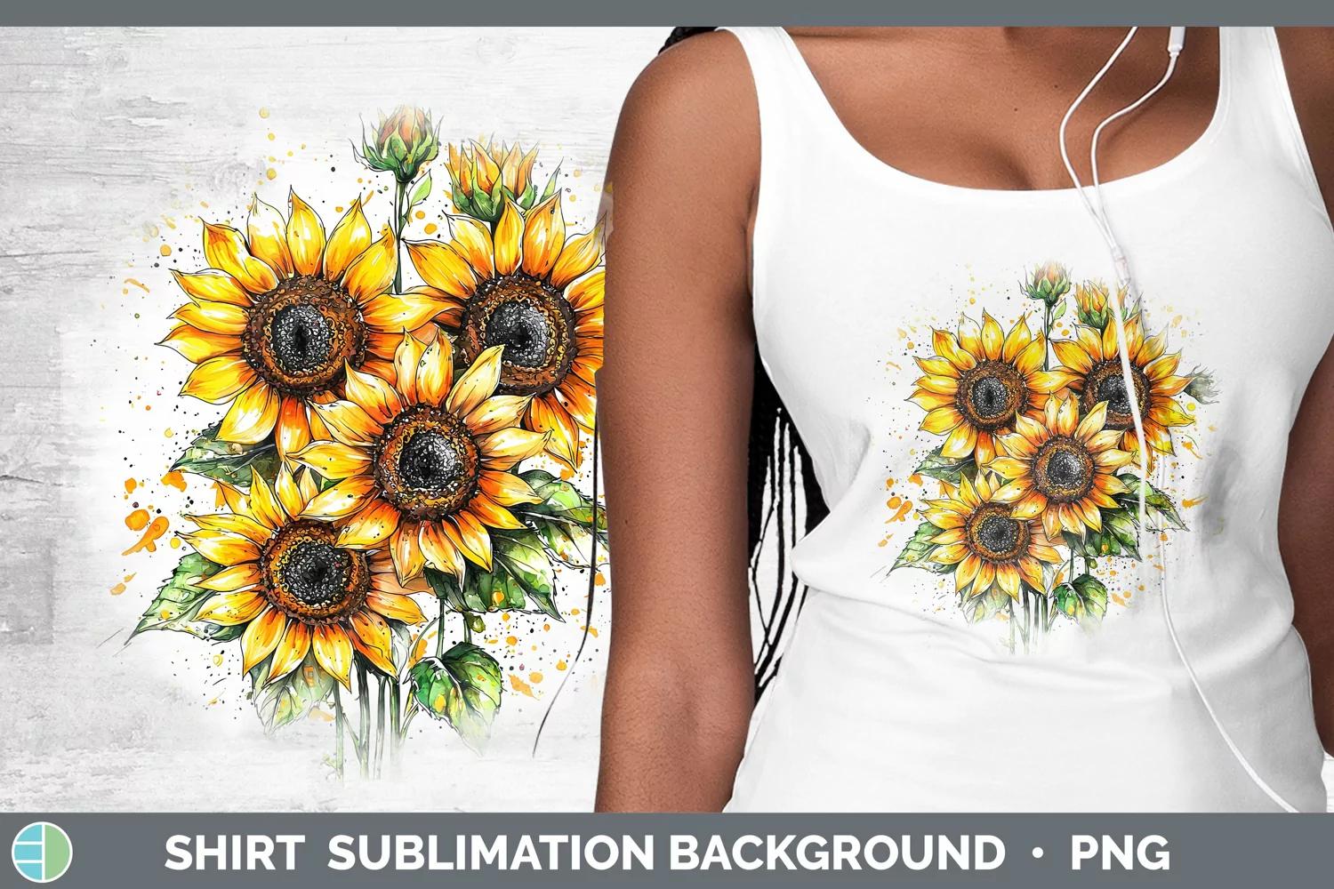 GorgeousWatercolor Splatter Shirt design.