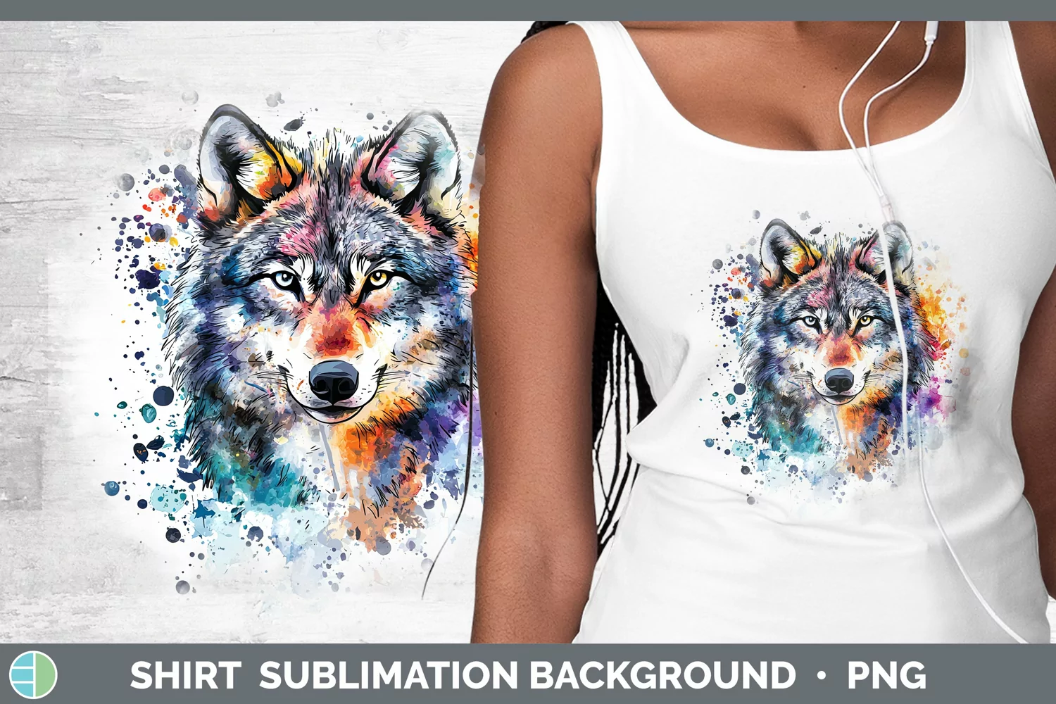 GorgeousWatercolor Splatter Shirt design.