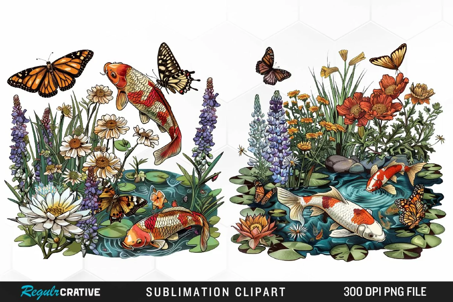 Watercolor Spring Garden Collection Clipart product image 1