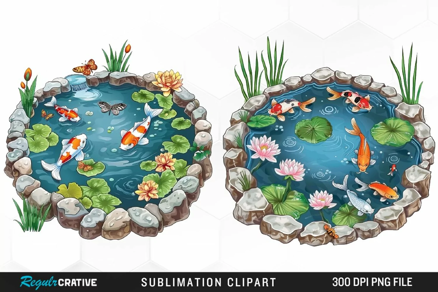Watercolor Spring Garden Collection Clipart product image 1
