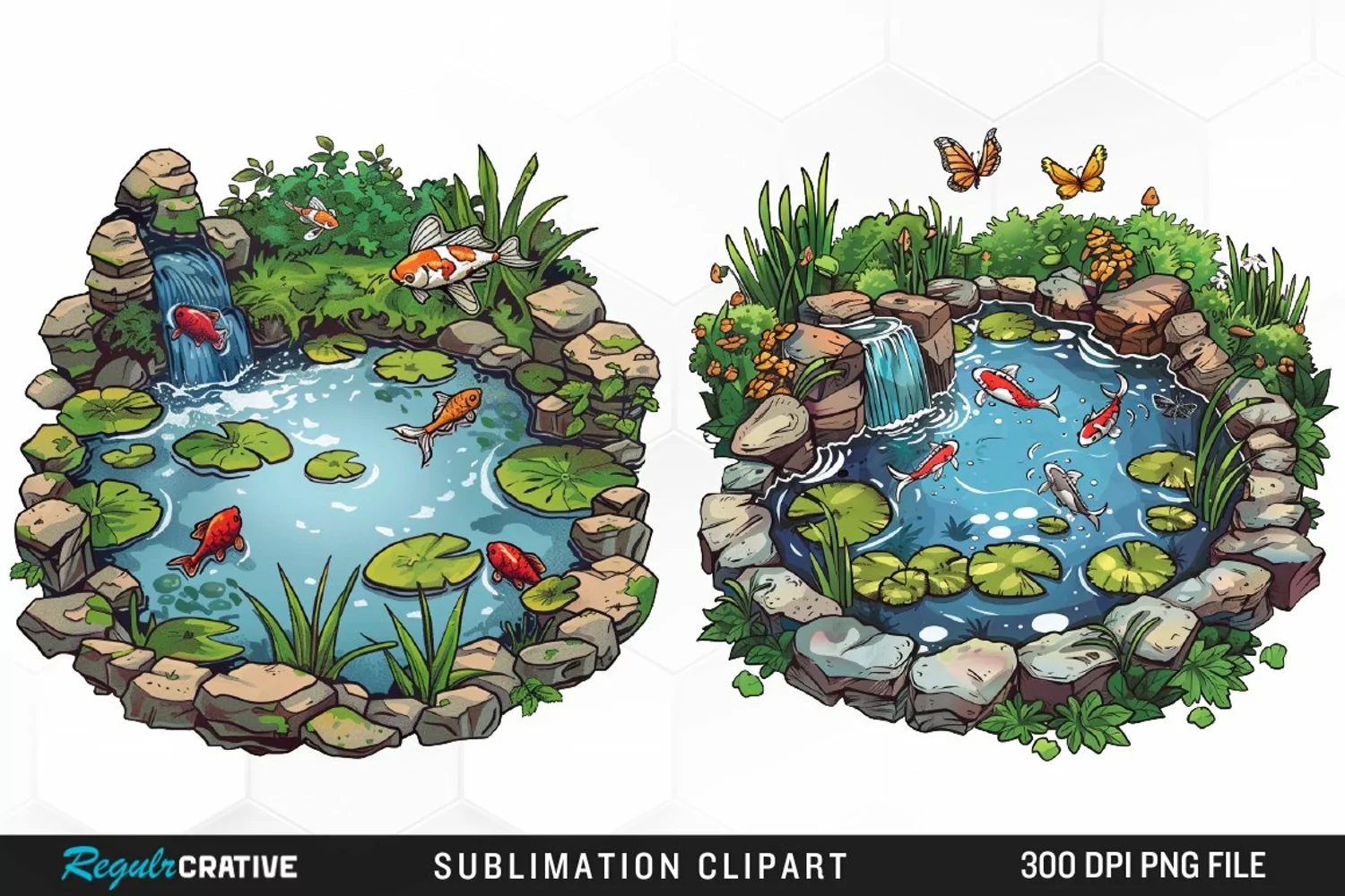 Watercolor Spring Garden Collection Clipart product image 1