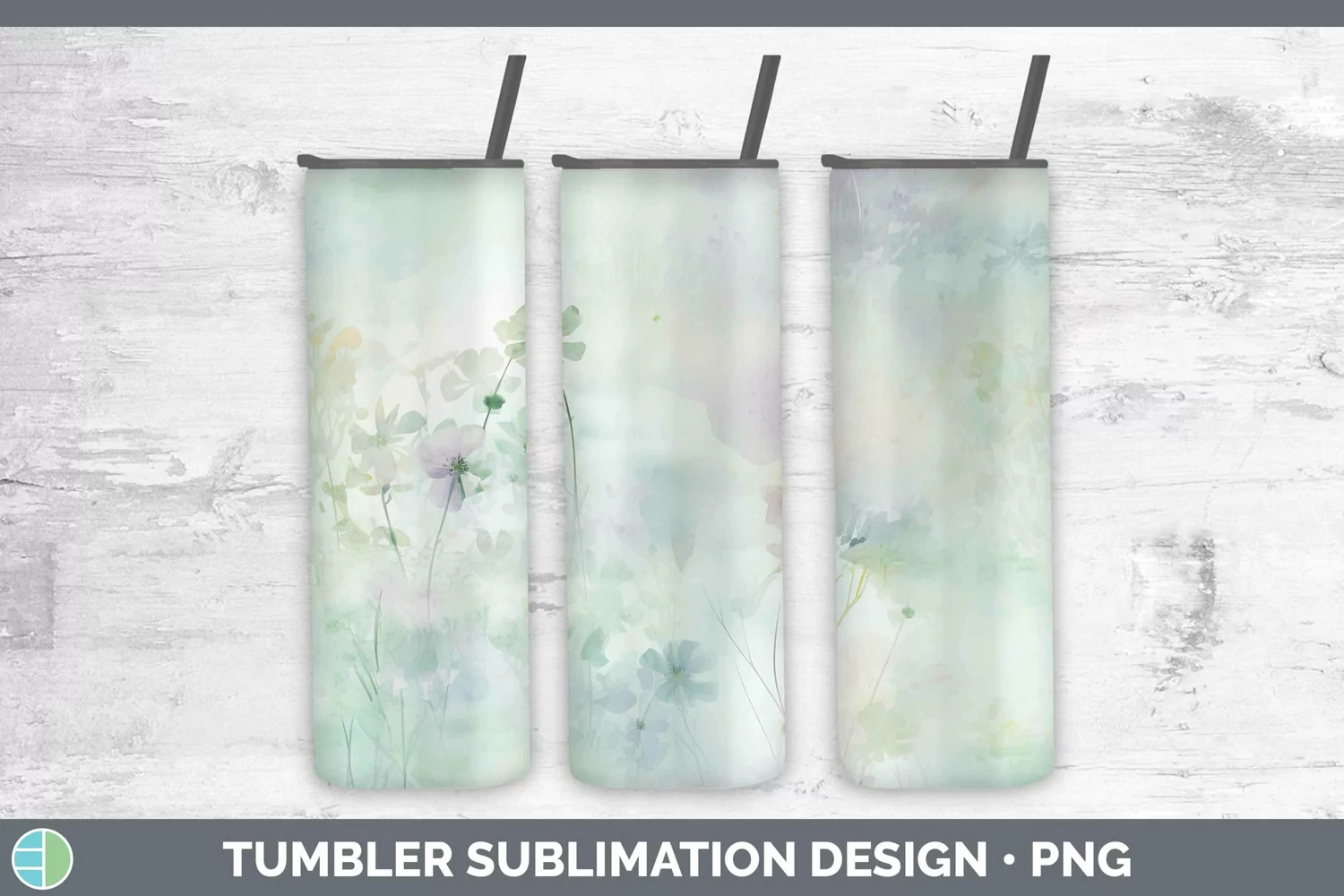 GorgeousWatercolor Tumbler design.