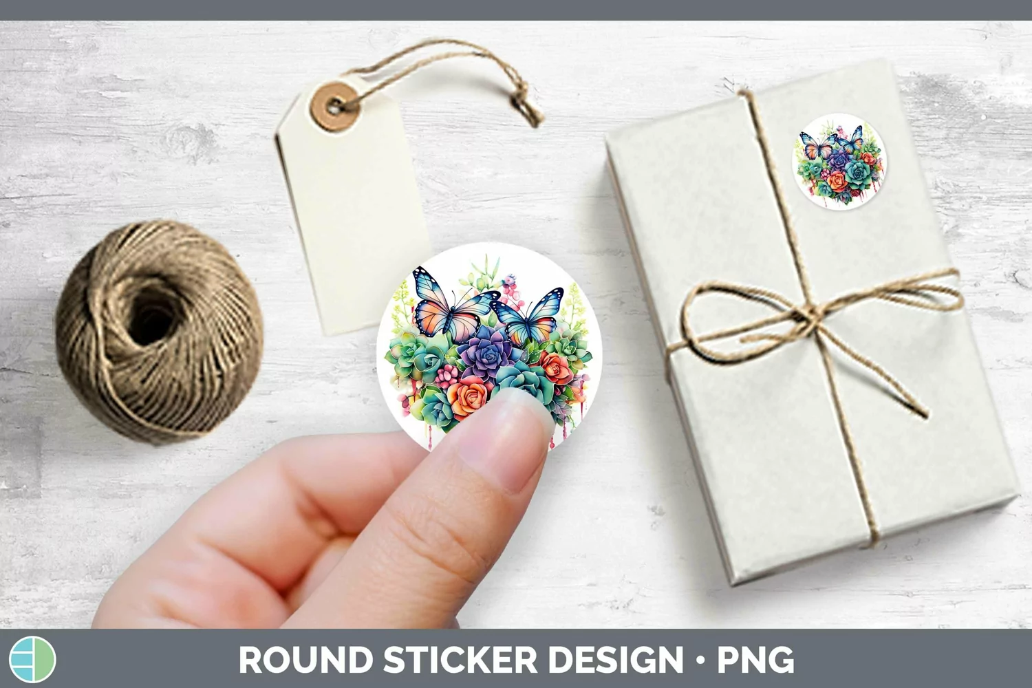 GorgeousWatercolor Stickers design.