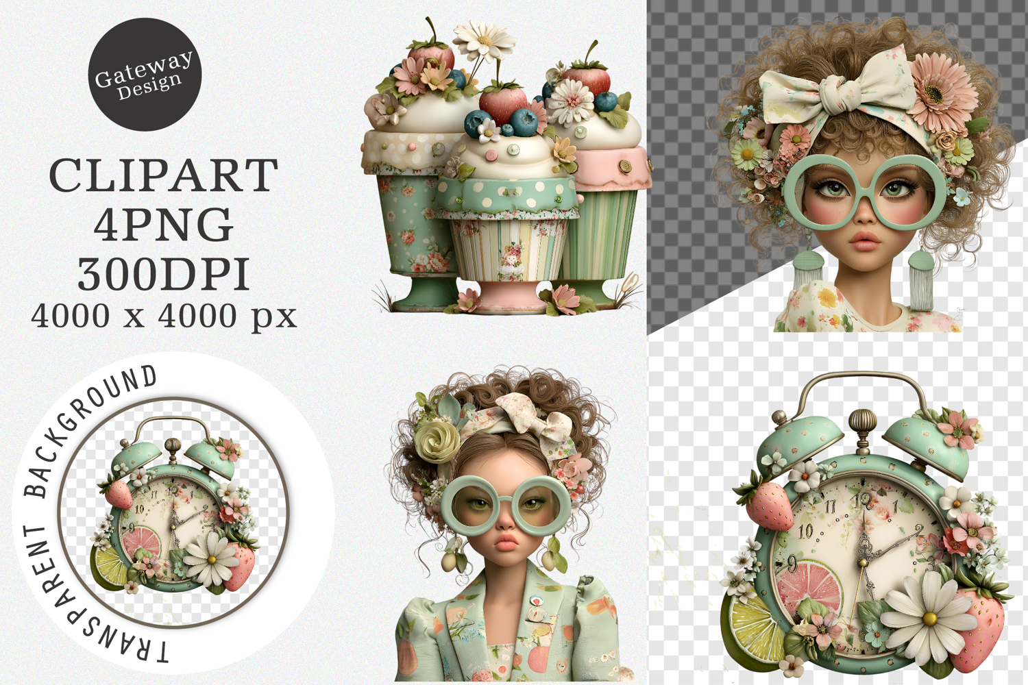 Watercolor Summer Clipart - Summer Png product image 1