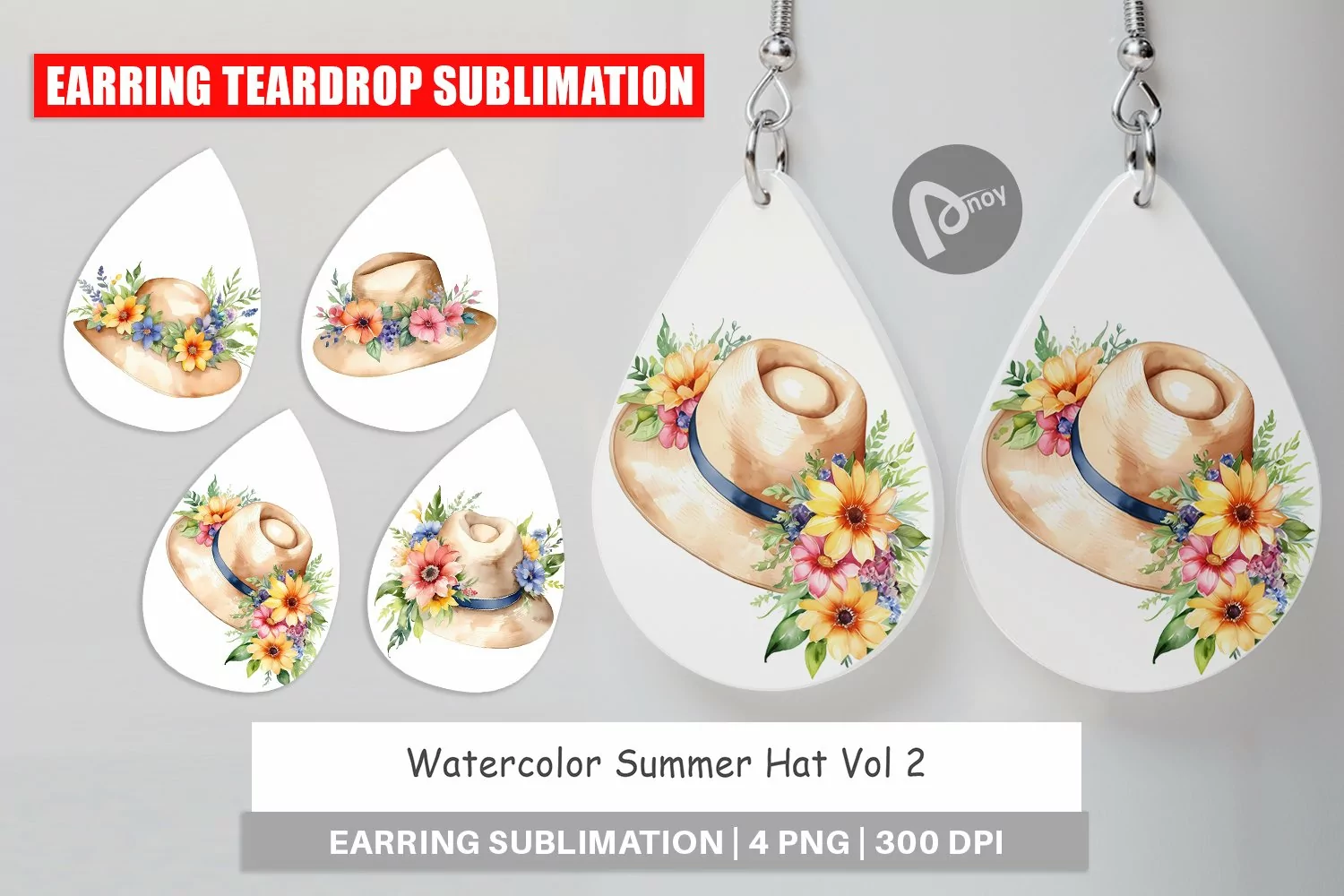 Earring Teardrop Hat Summer product image 1