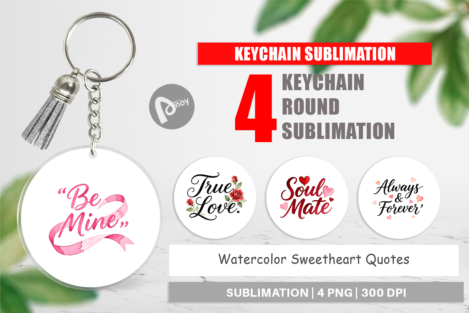 Sweetheart Quotes Keychain product image 1