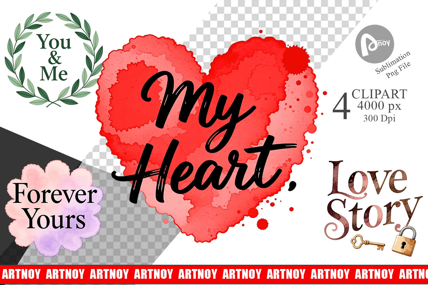 Sweetheart Quotes Clipart product image 1
