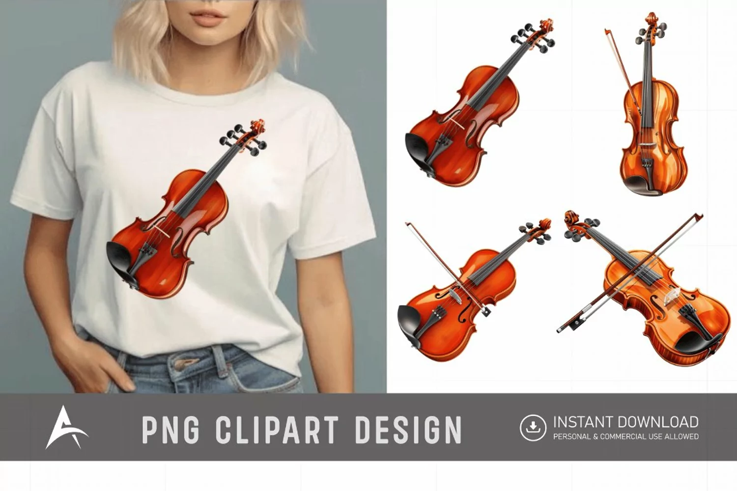Watercolor Tangerine Clipart product image 1