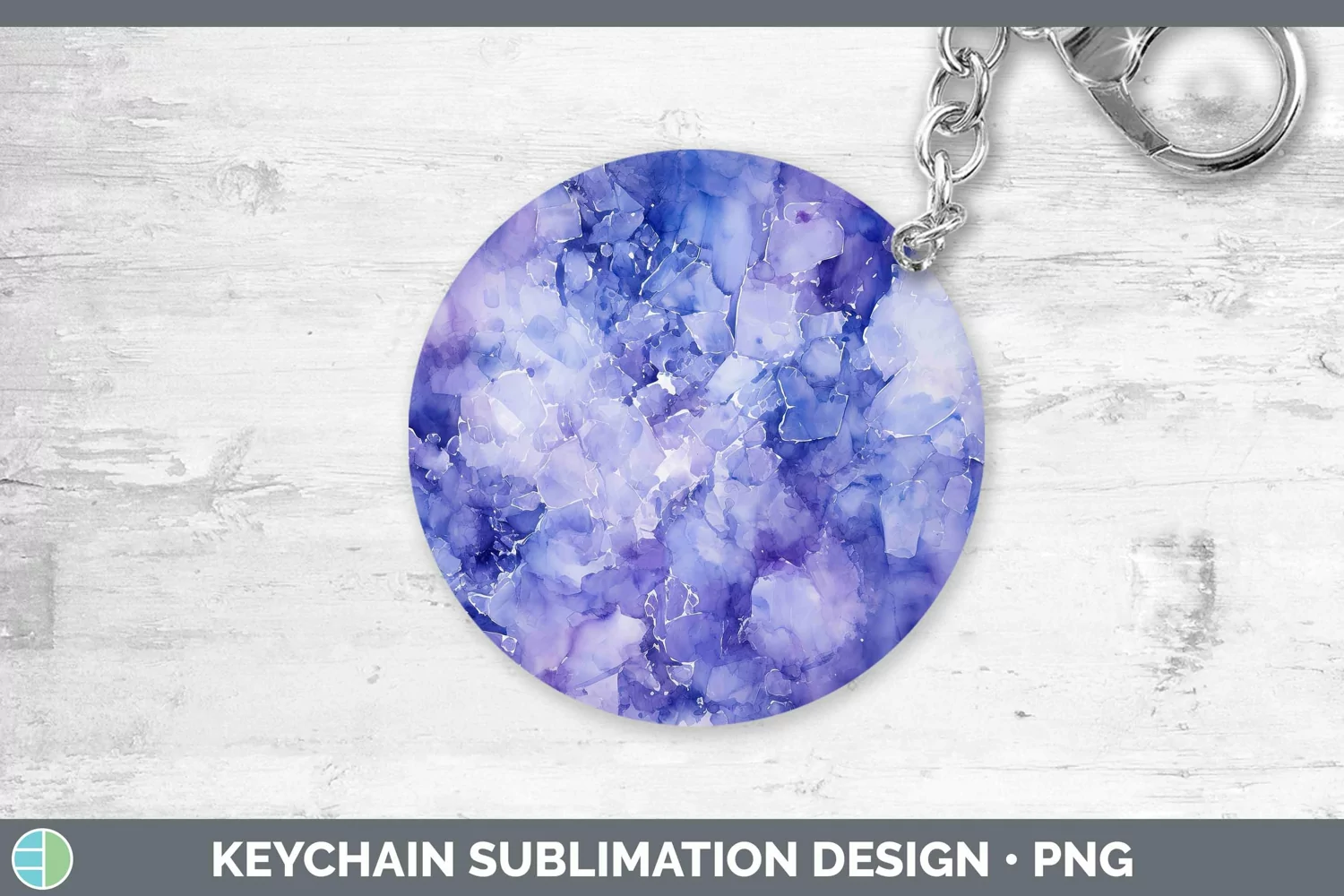 GorgeousWatercolor Keychain design.