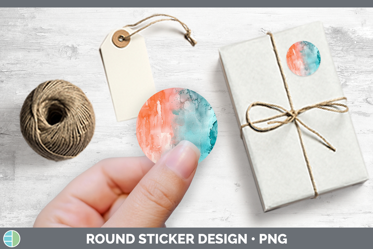 GorgeousWatercolor Stickers design.