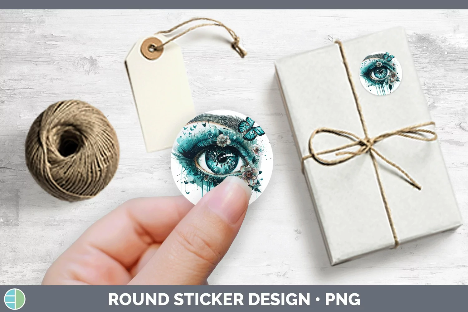 GorgeousWatercolor Stickers design.