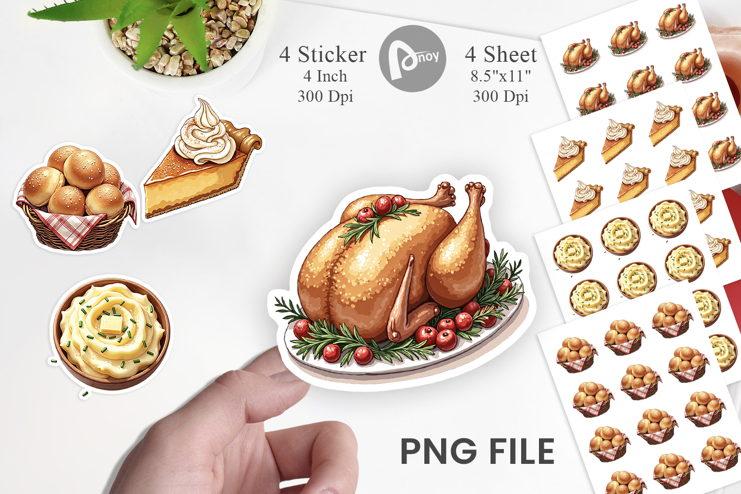 Thanksgiving Celebration Sticker product image 1