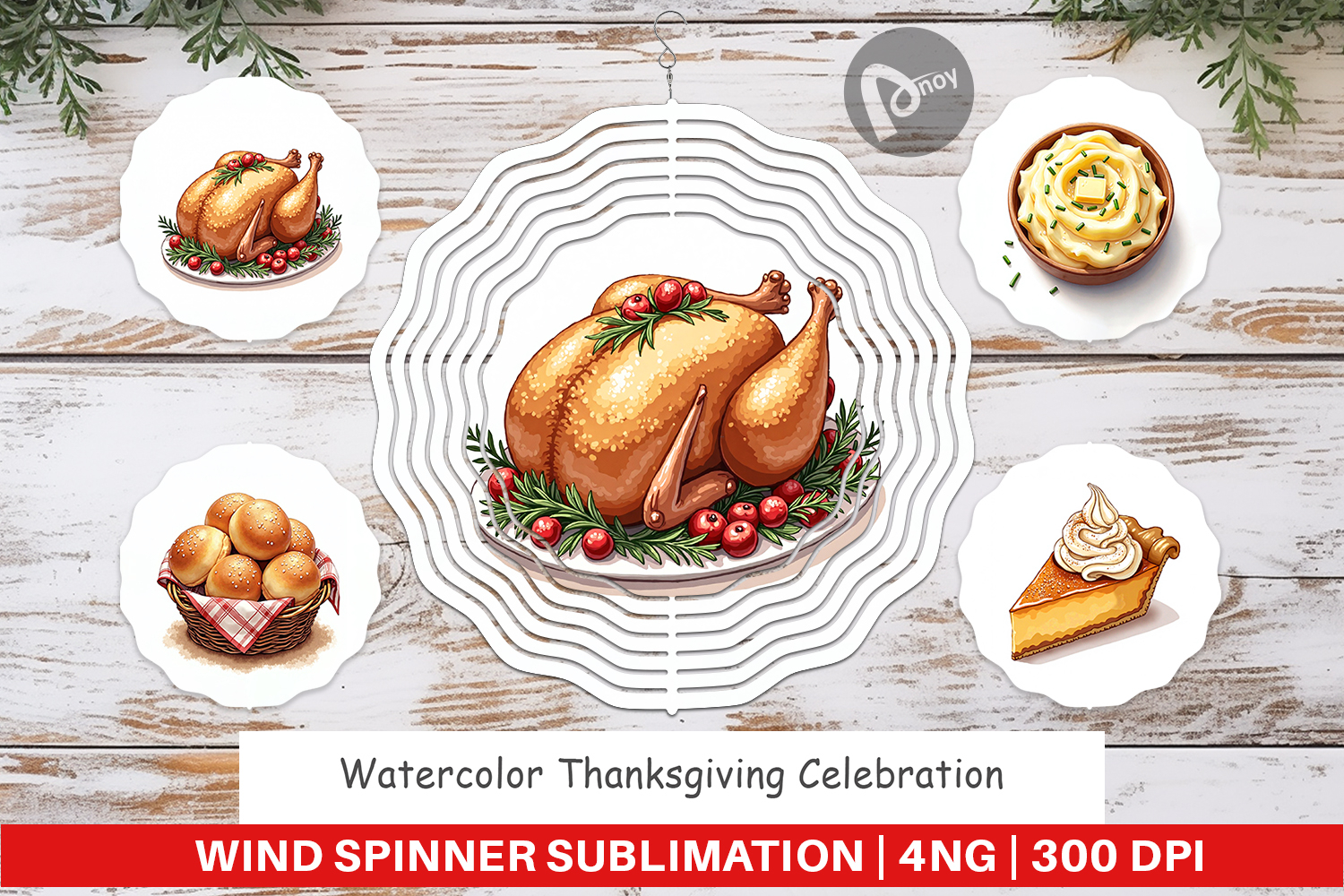 Thanksgiving Celebration Wind Spinner product image 1