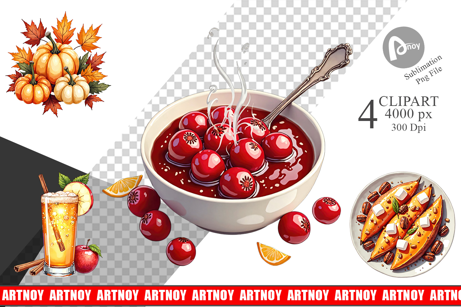 Thanksgiving Celebration Clipart product image 1