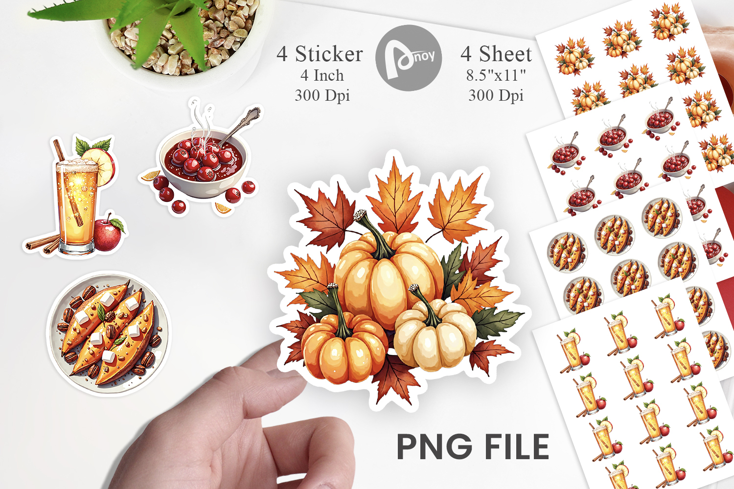 Thanksgiving Celebration Sticker product image 1
