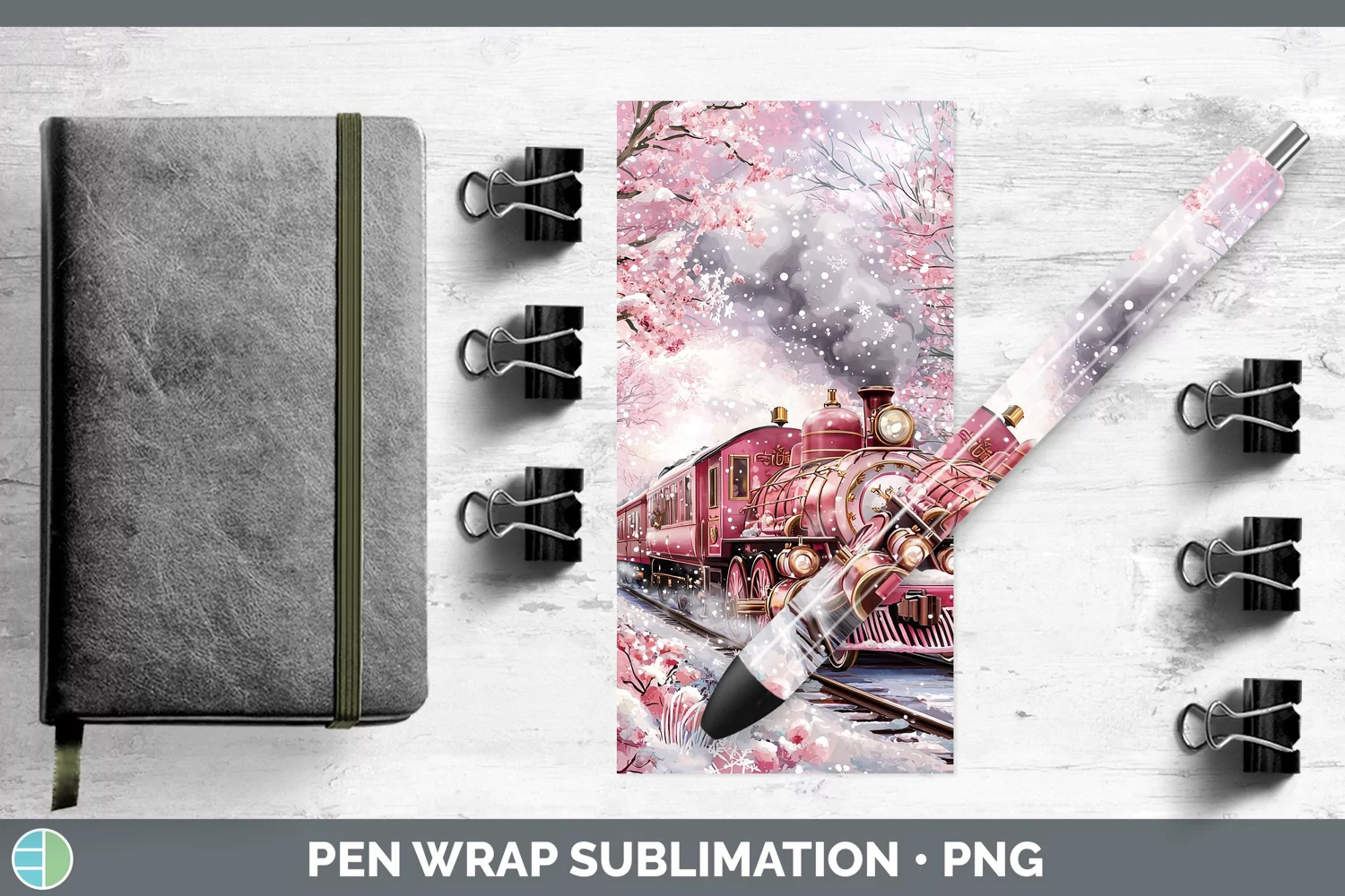 GorgeousWatercolor Pen Wrap design.
