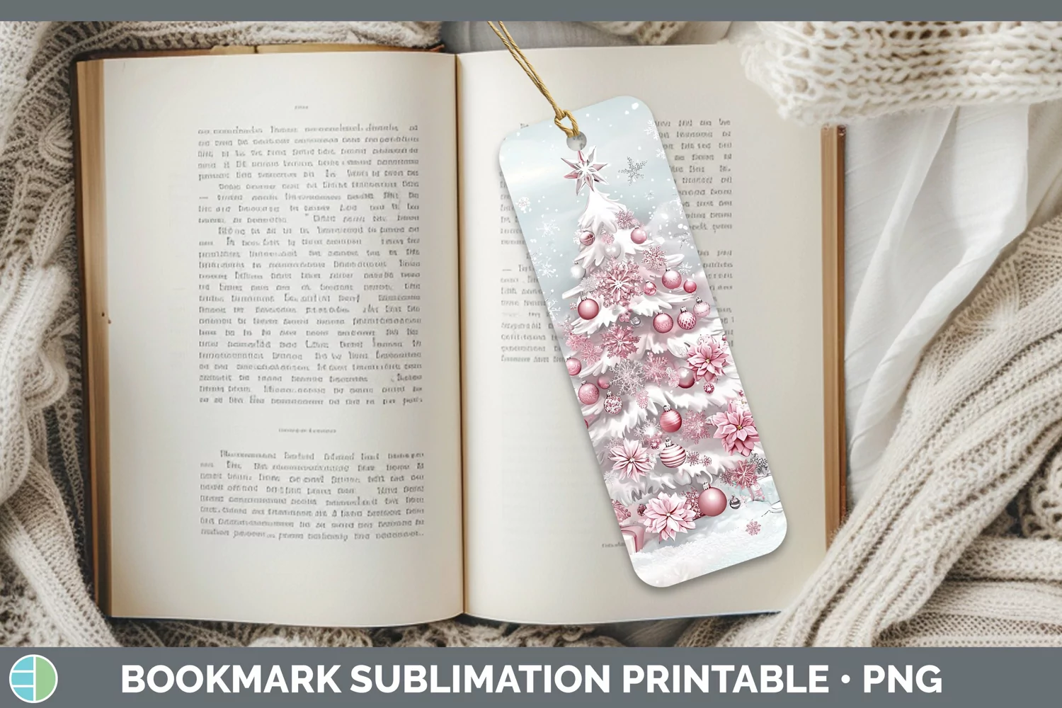 GorgeousWatercolor Bookmark design.