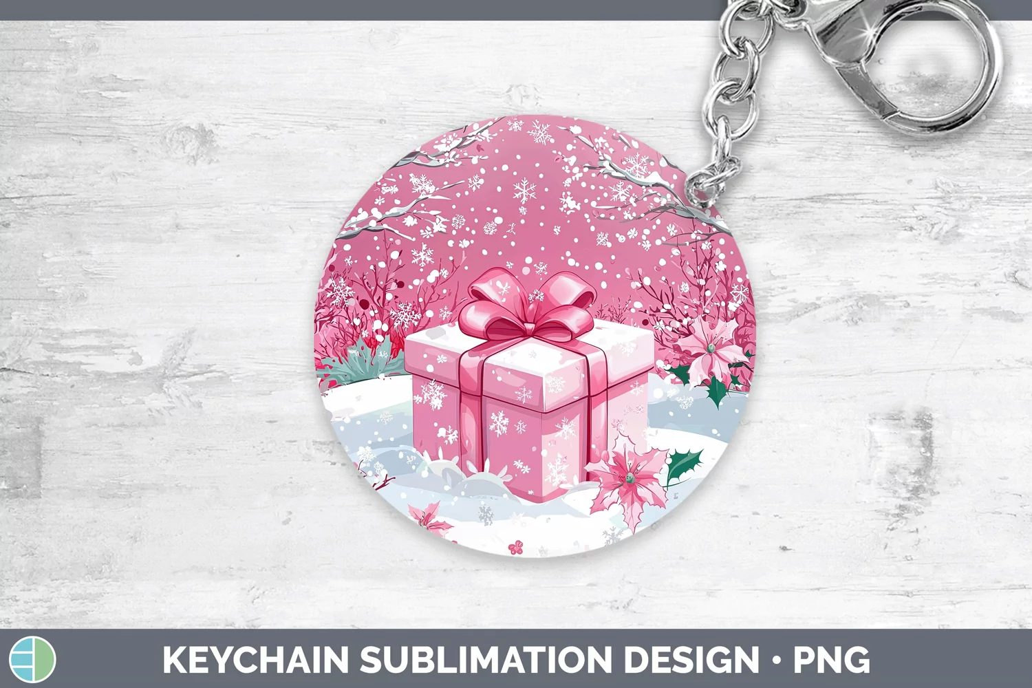 GorgeousWatercolor Keychain design.