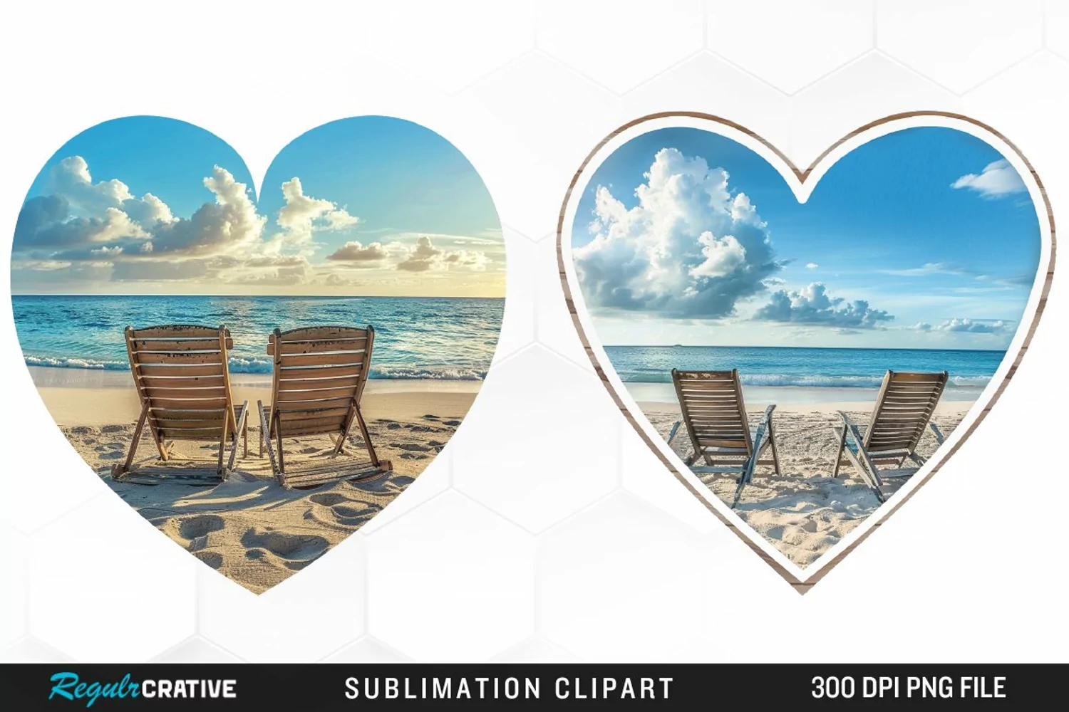 Watercolor Tropical Valentines PNG Clipart product image 1