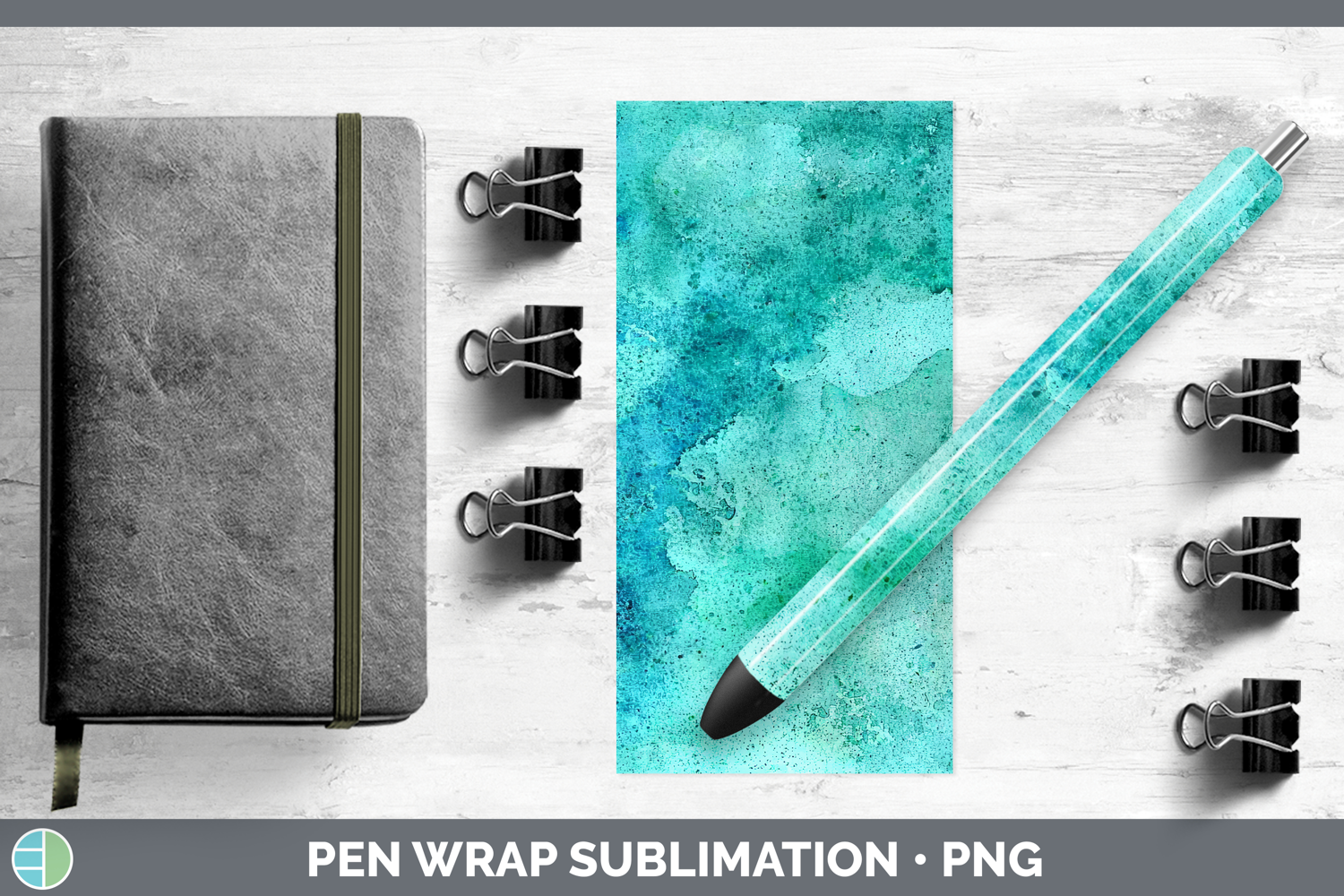 GorgeousWatercolor Pen Wrap design.