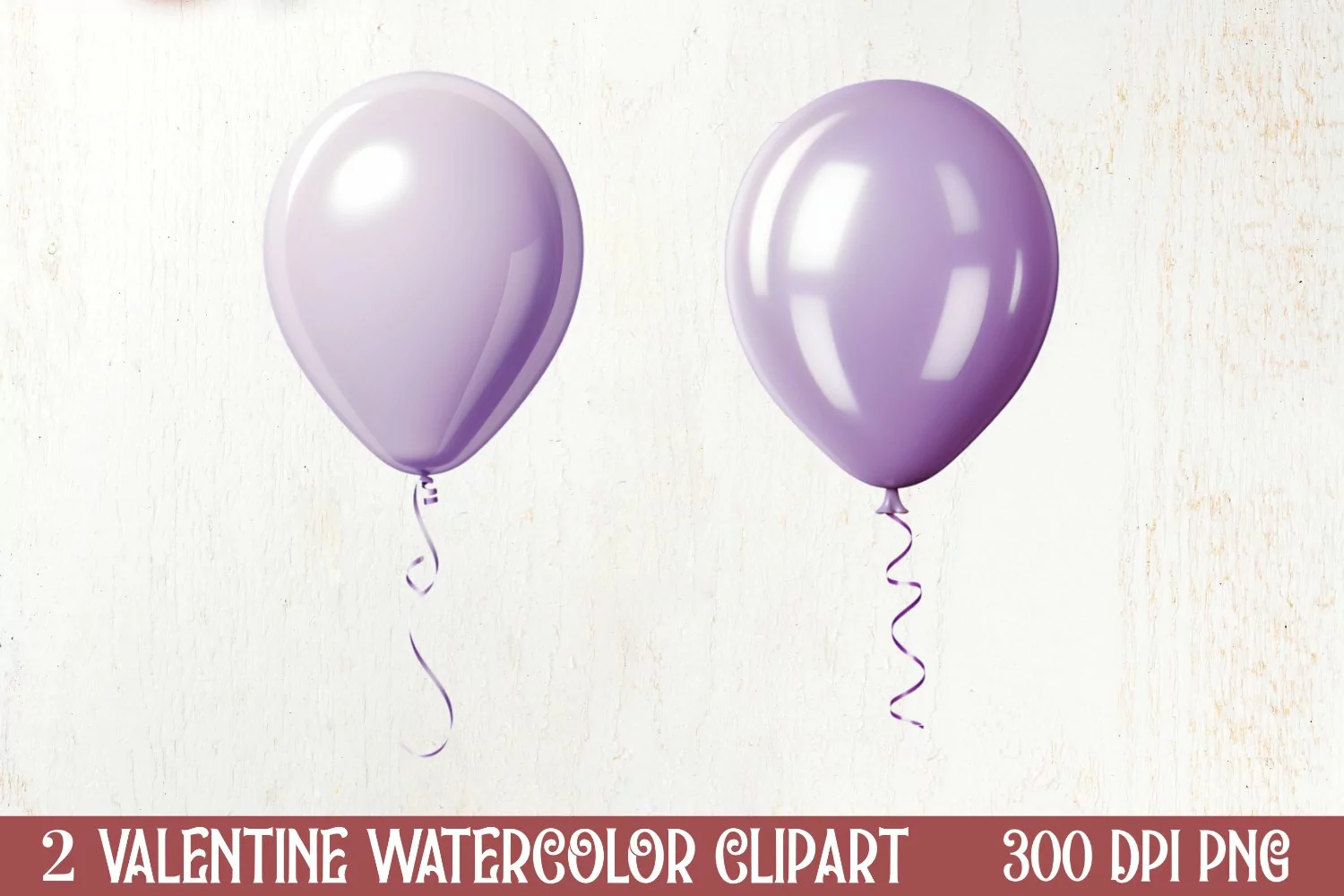 Valentines Day Clipart Love Ballon, Christmas Clipart product image 1