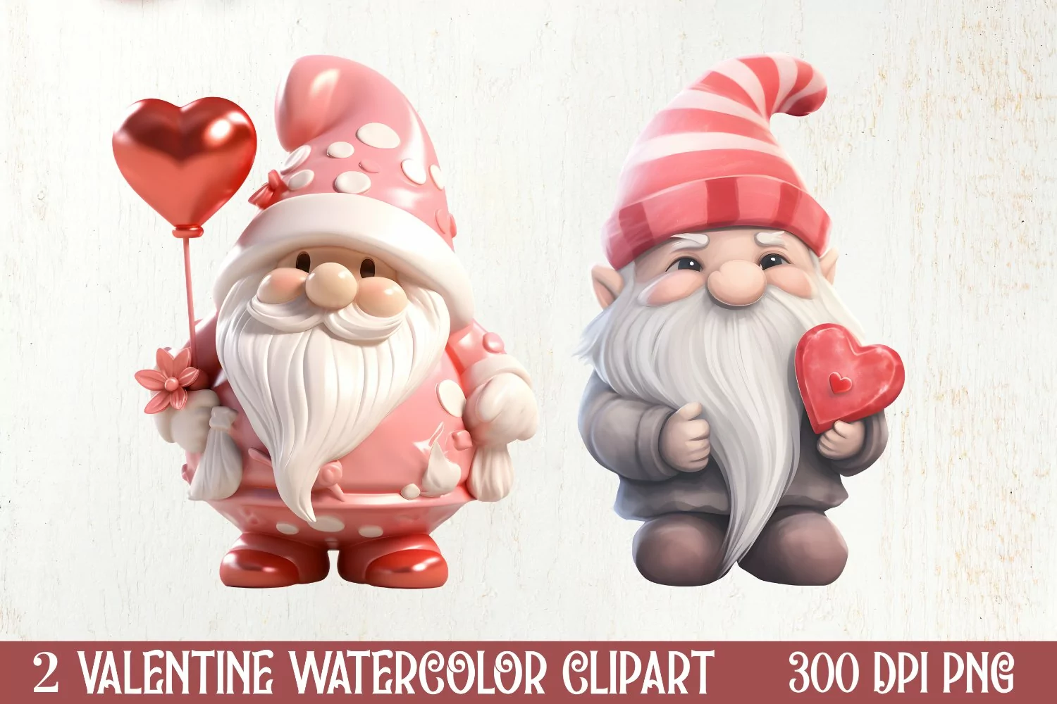 Cute Chibi Corgi Valentine Clipart, Valentines Clipart product image 1