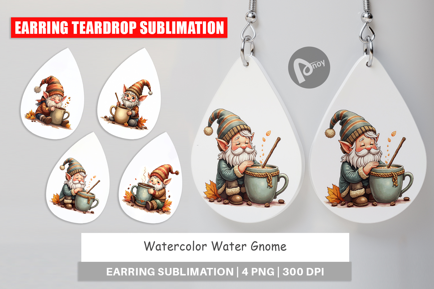 Water Gnome Earring product image 1