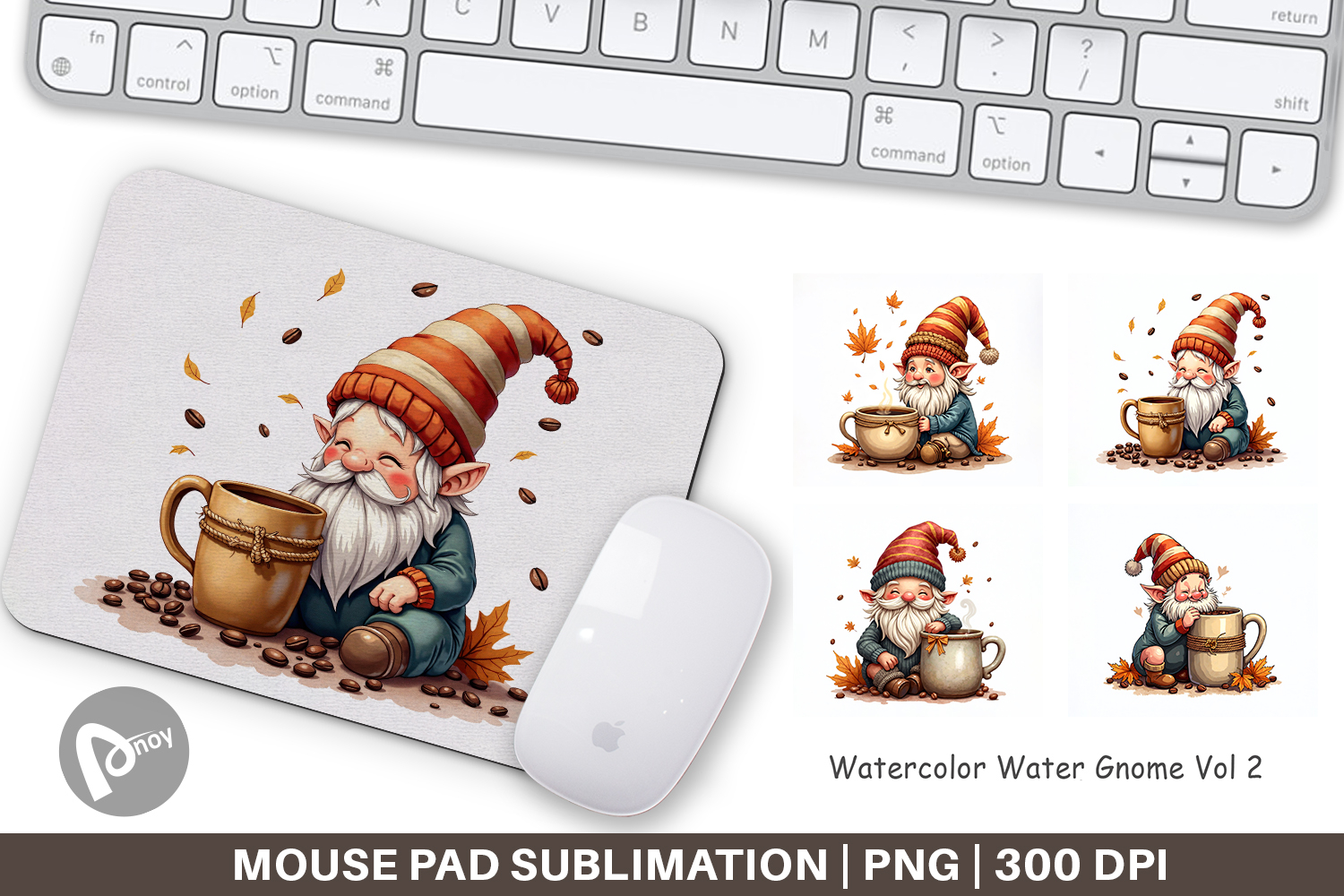 Water Gnome Mouse Pad product image 1