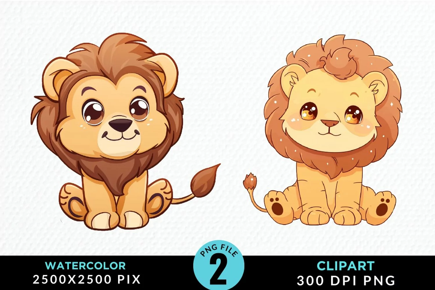 Watercolor Whimsical Vintage Animals Art Clipart product image 1
