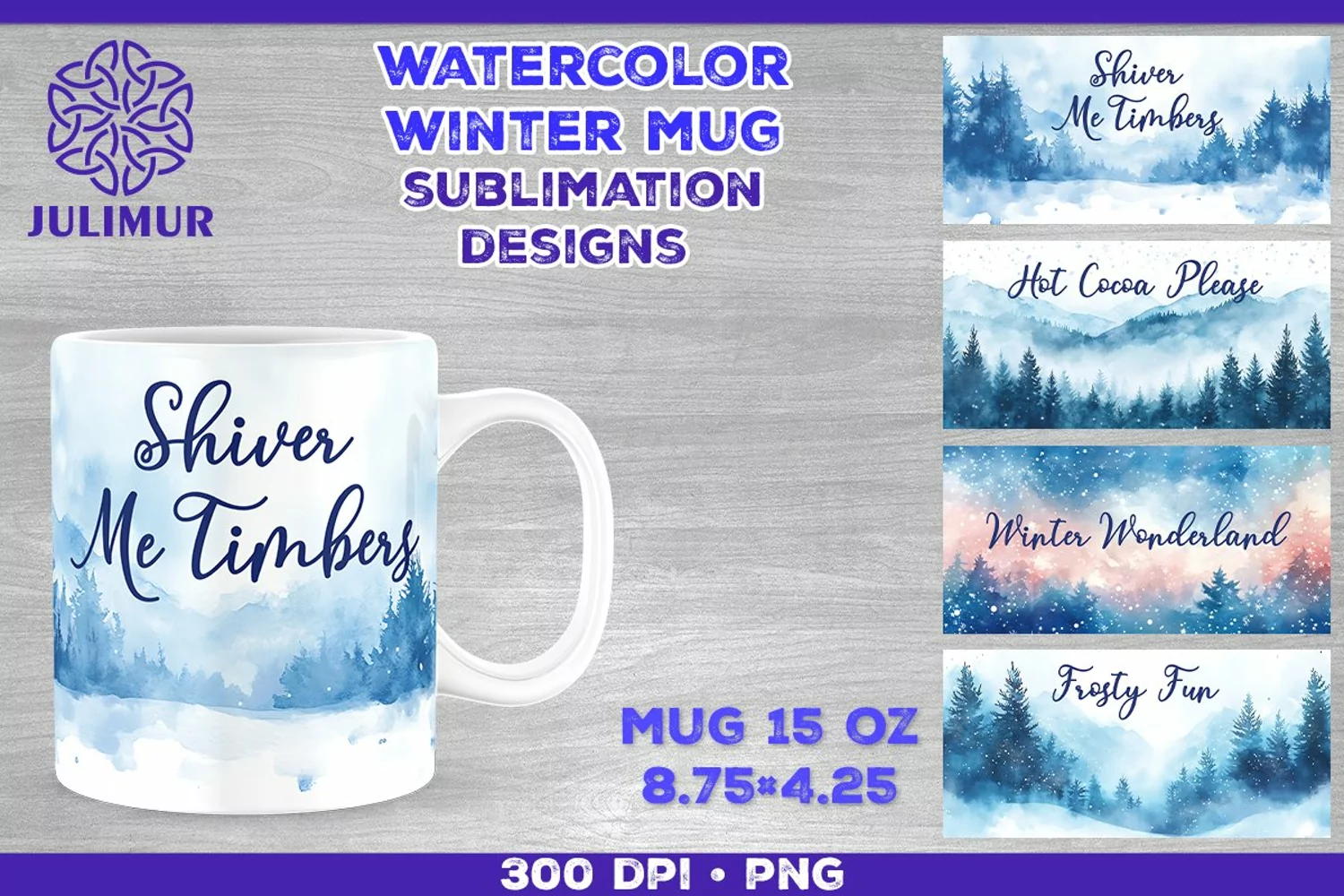 Cozy Winter Quote Mug Sublimation Design product image 1