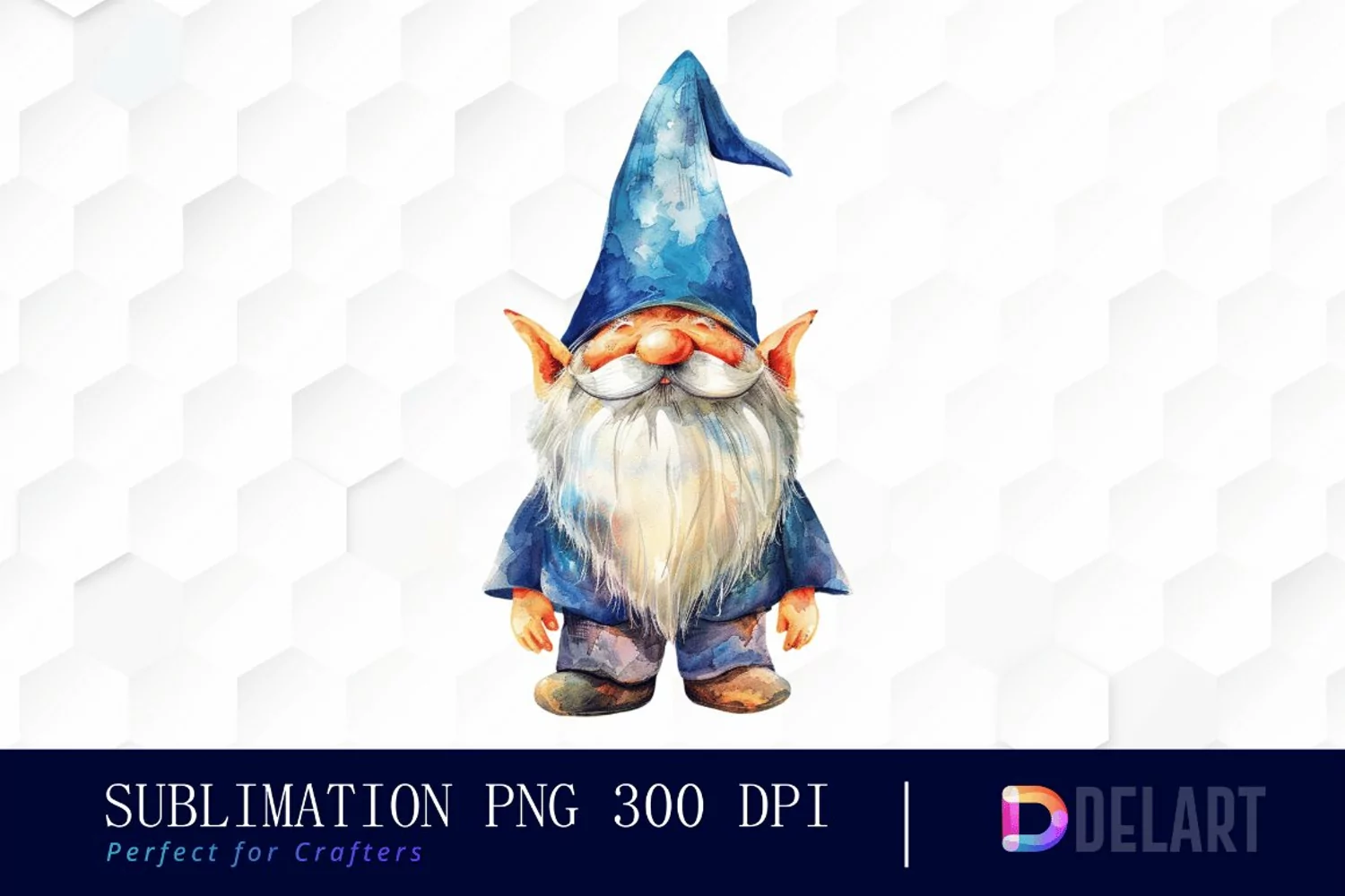 Wizard Gnome Sublimation PNG Clipart product image 1