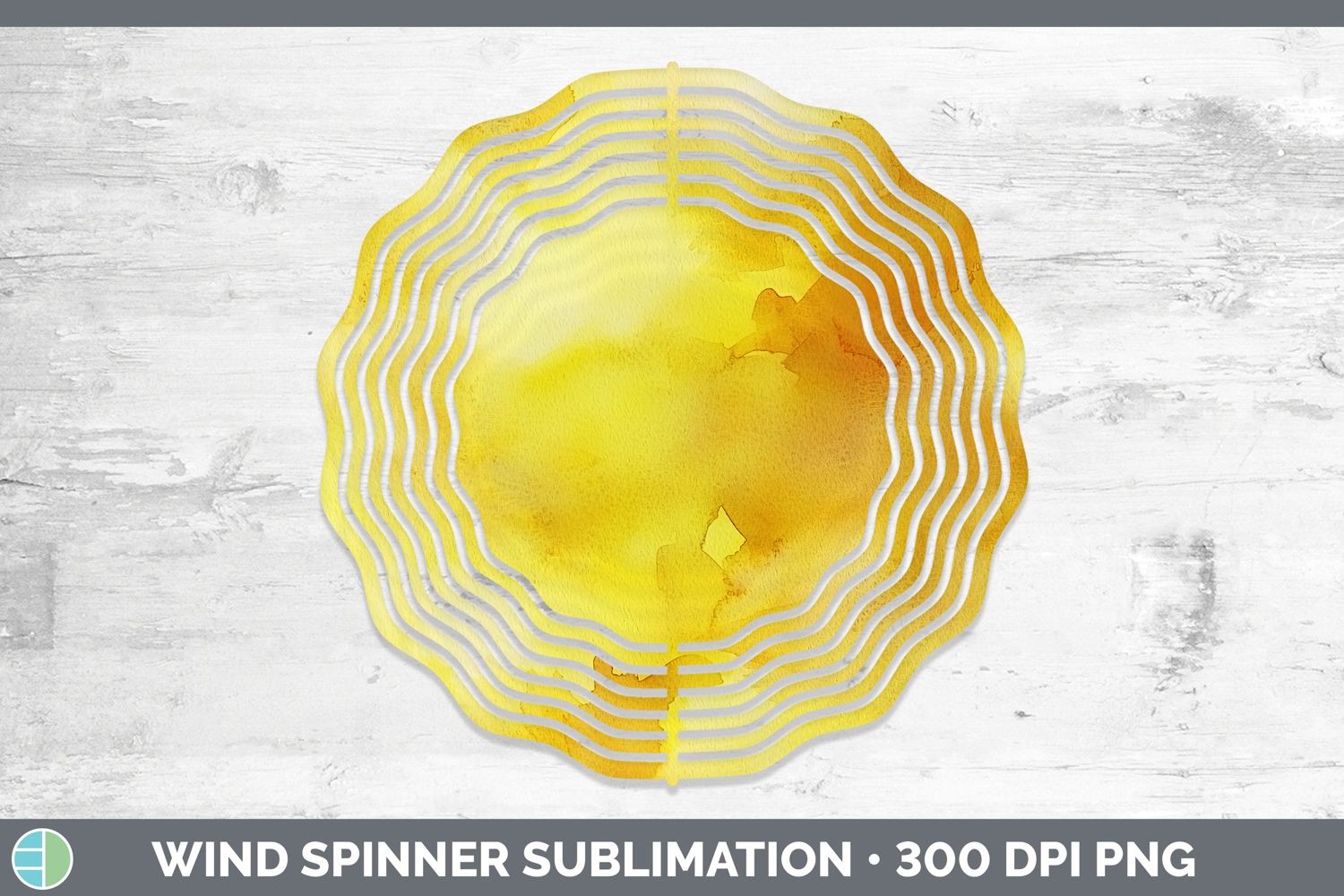 GorgeousWatercolor Wind Spinner design.