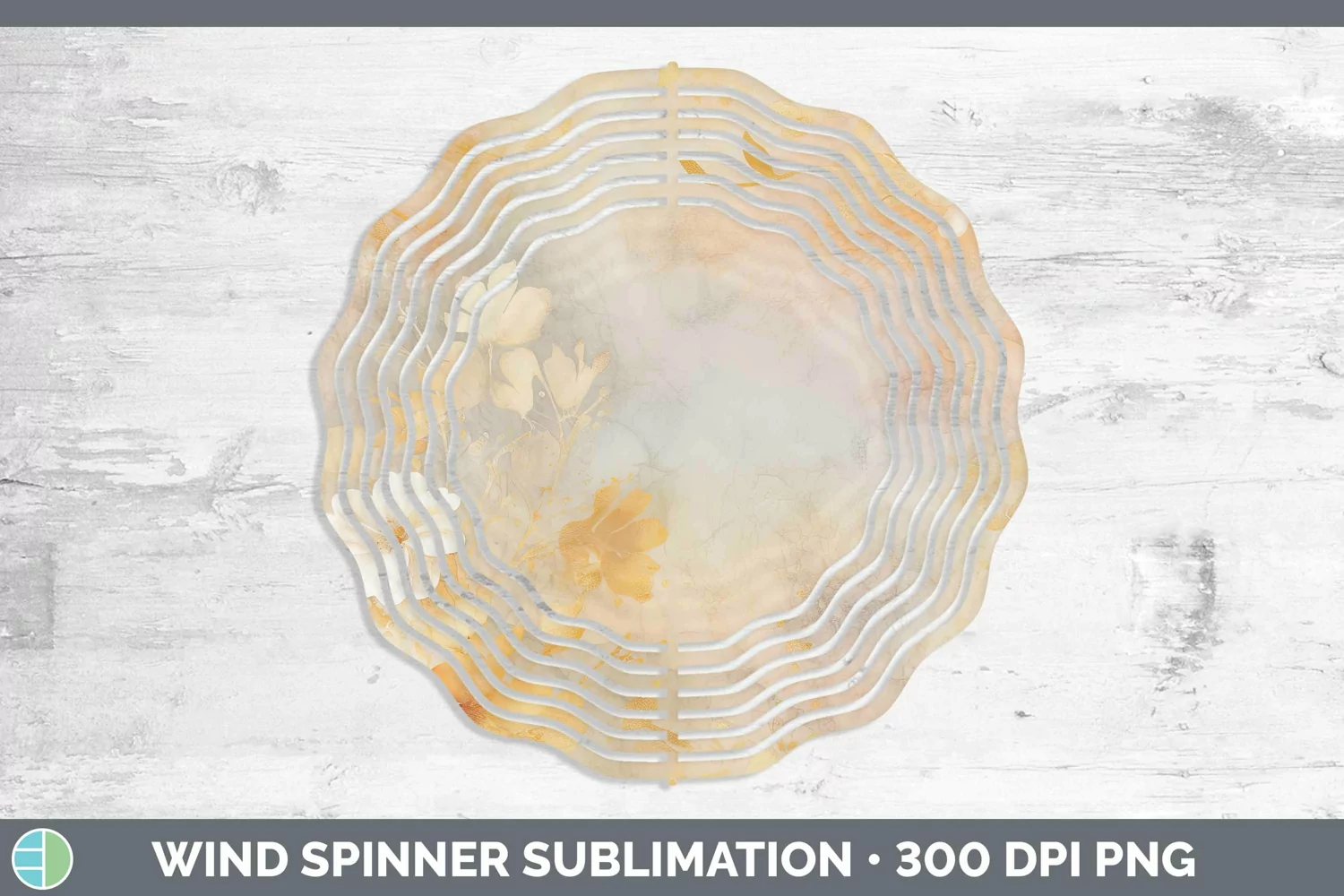 GorgeousWatercolor Wind Spinner design.