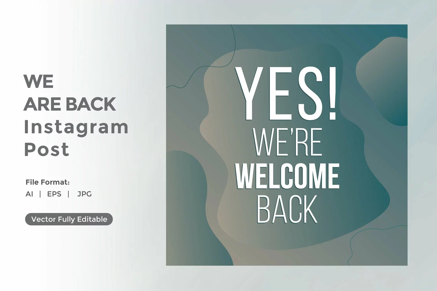 Yes We are back instagram post product image 1