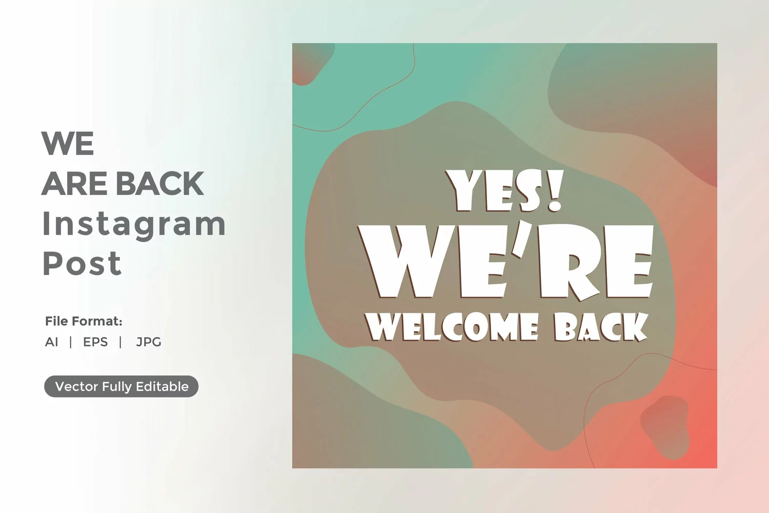 Yes We are back instagram post product image 1