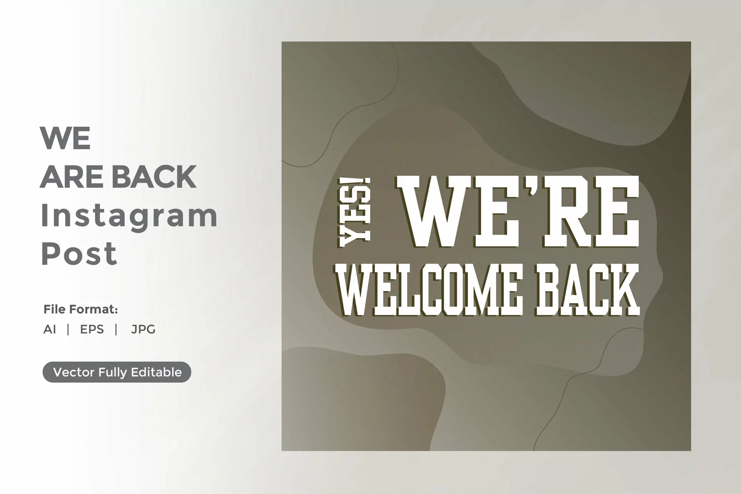 Yes We are back instagram post product image 1
