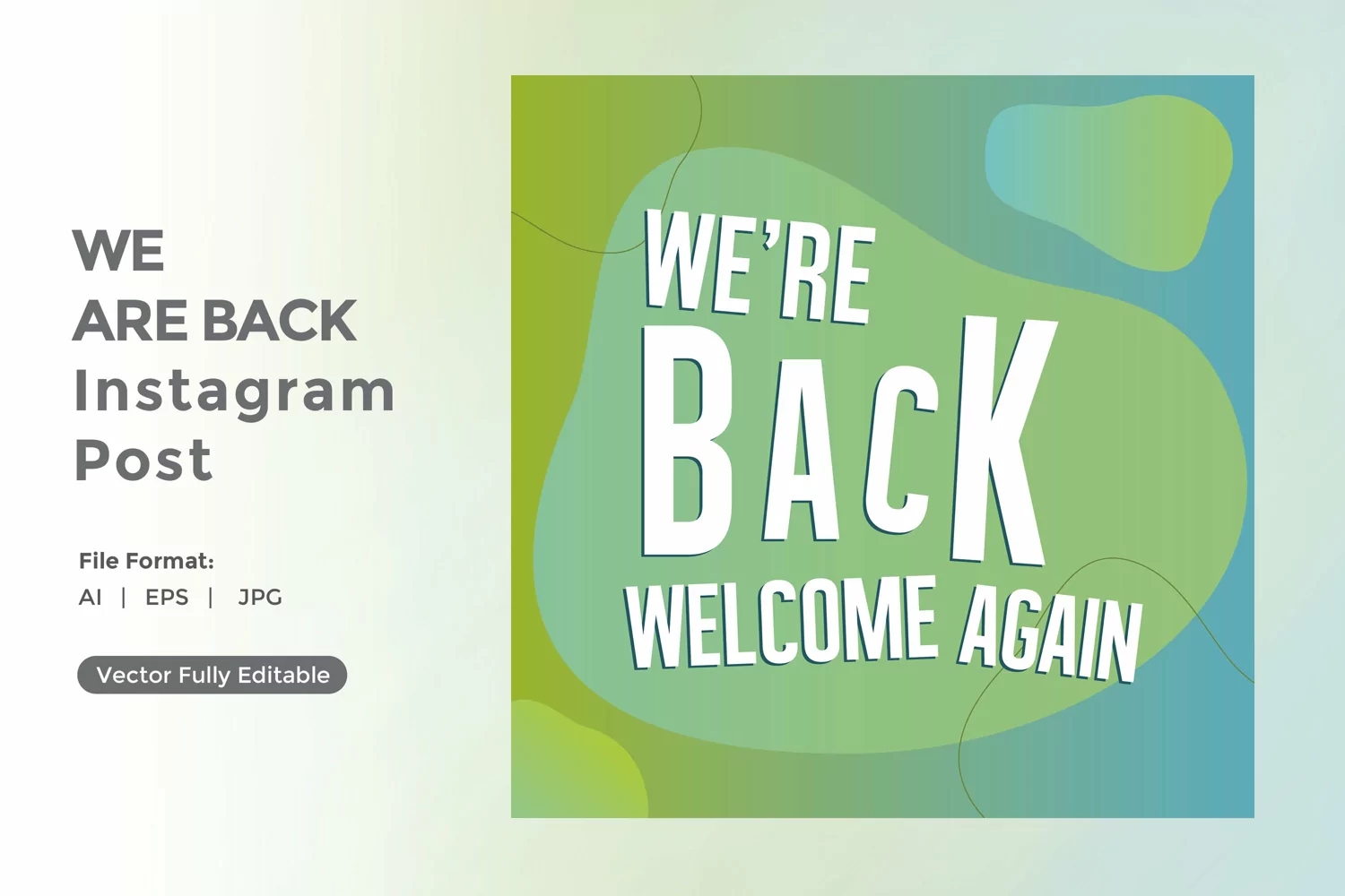 We are back instagram post product image 1