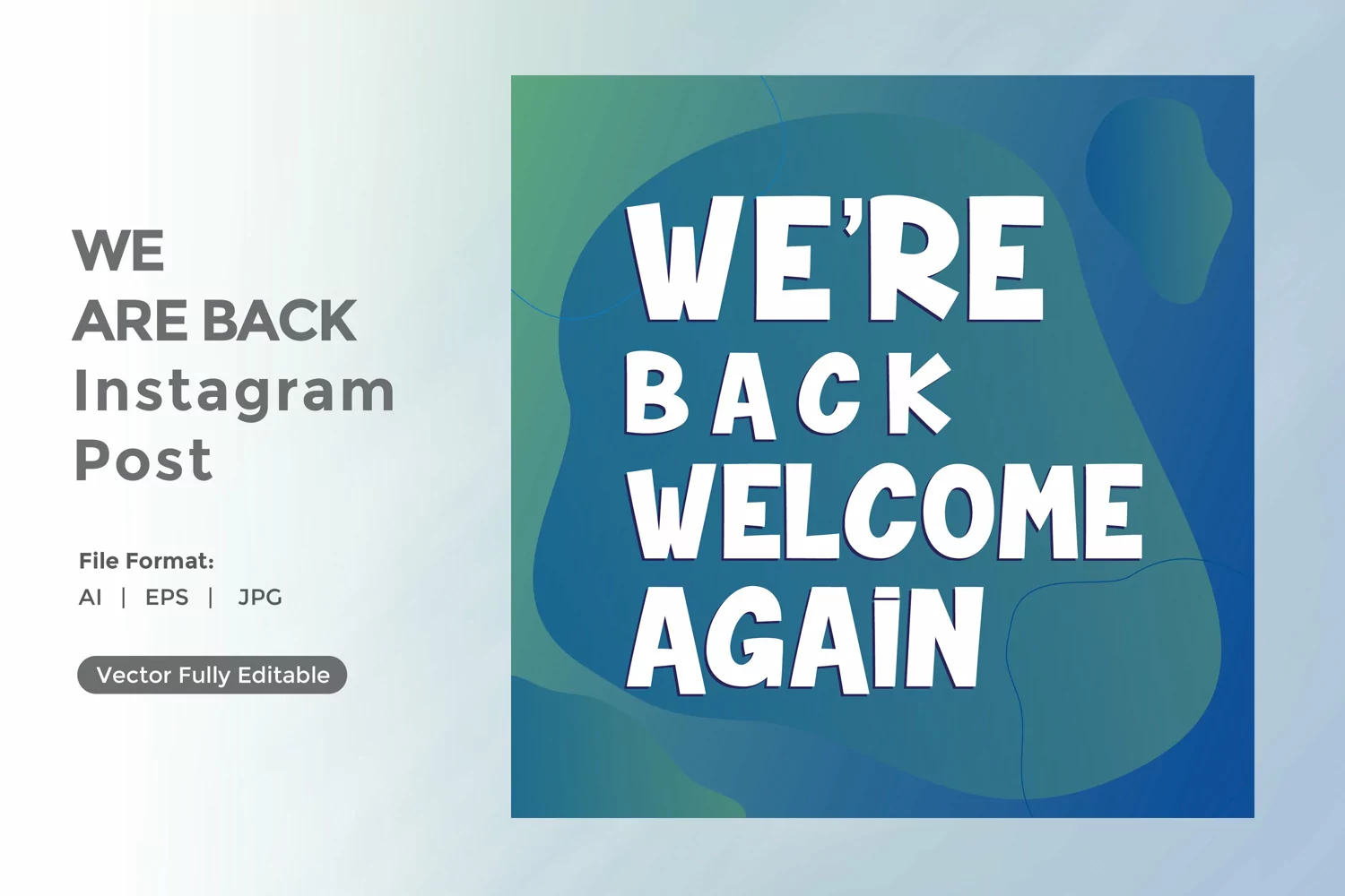 We are back instagram post product image 1