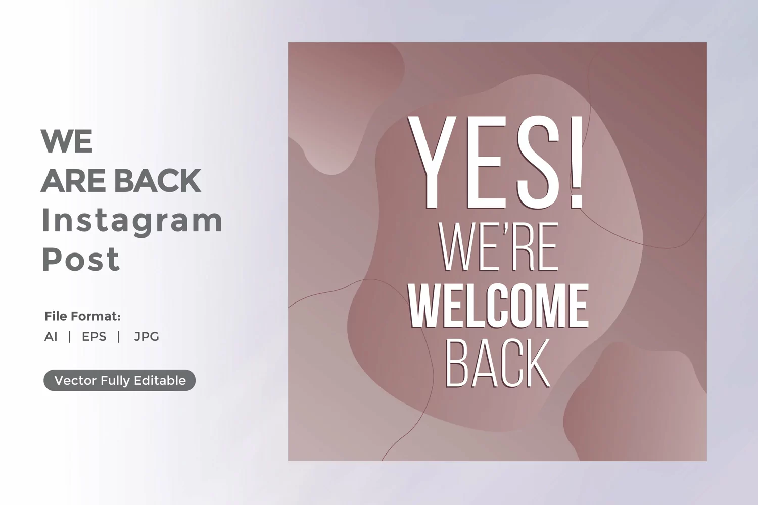 Yes We are back instagram post product image 1