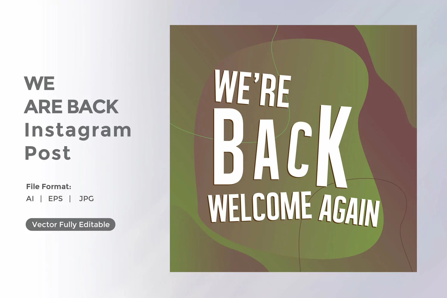 We are back instagram post product image 1