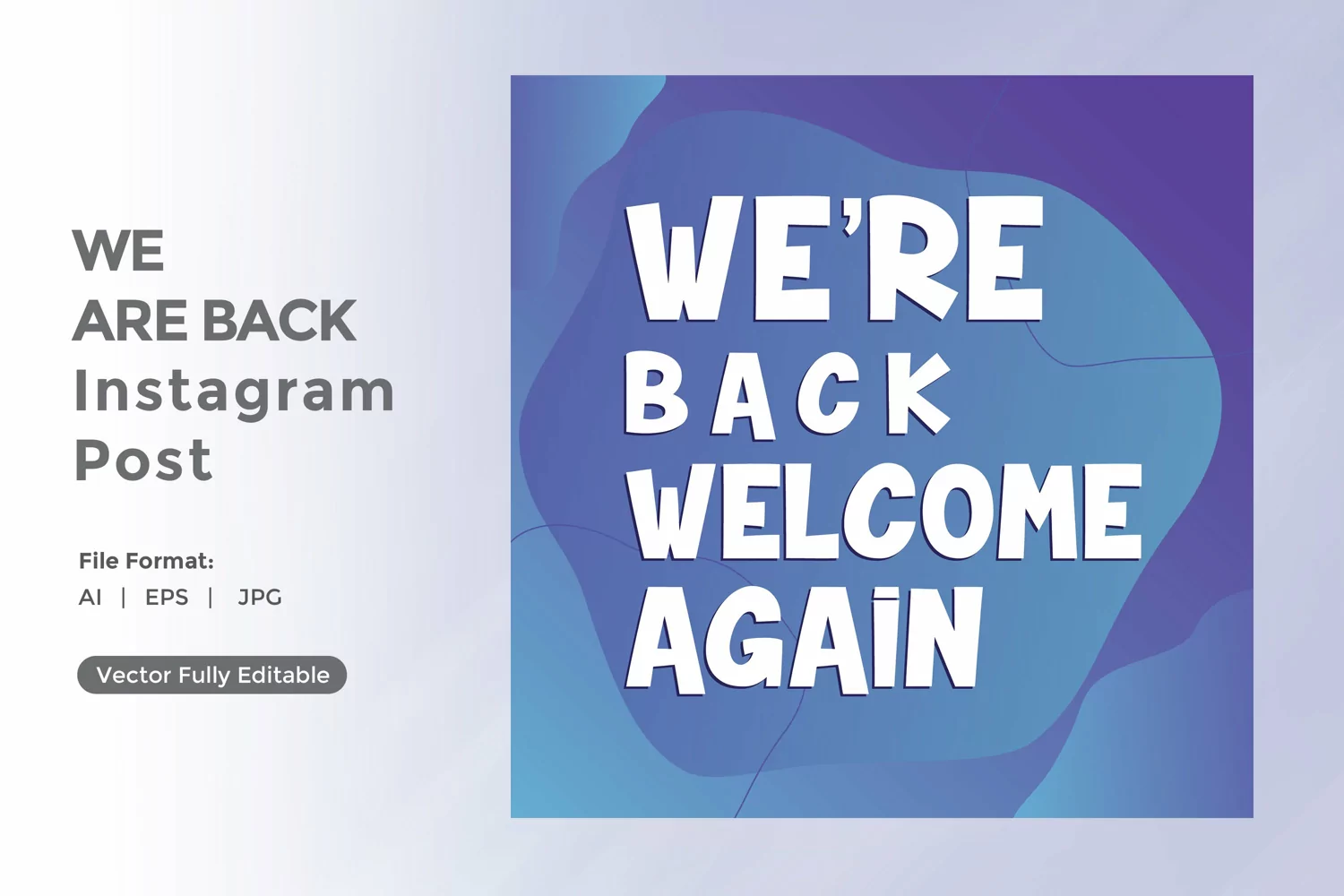 We are back instagram post product image 1
