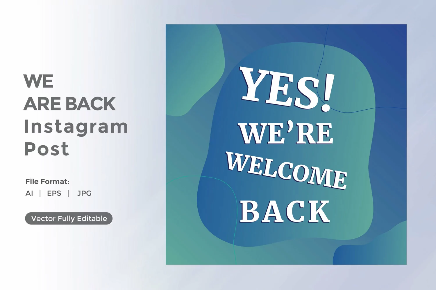 Yes We are back instagram post product image 1