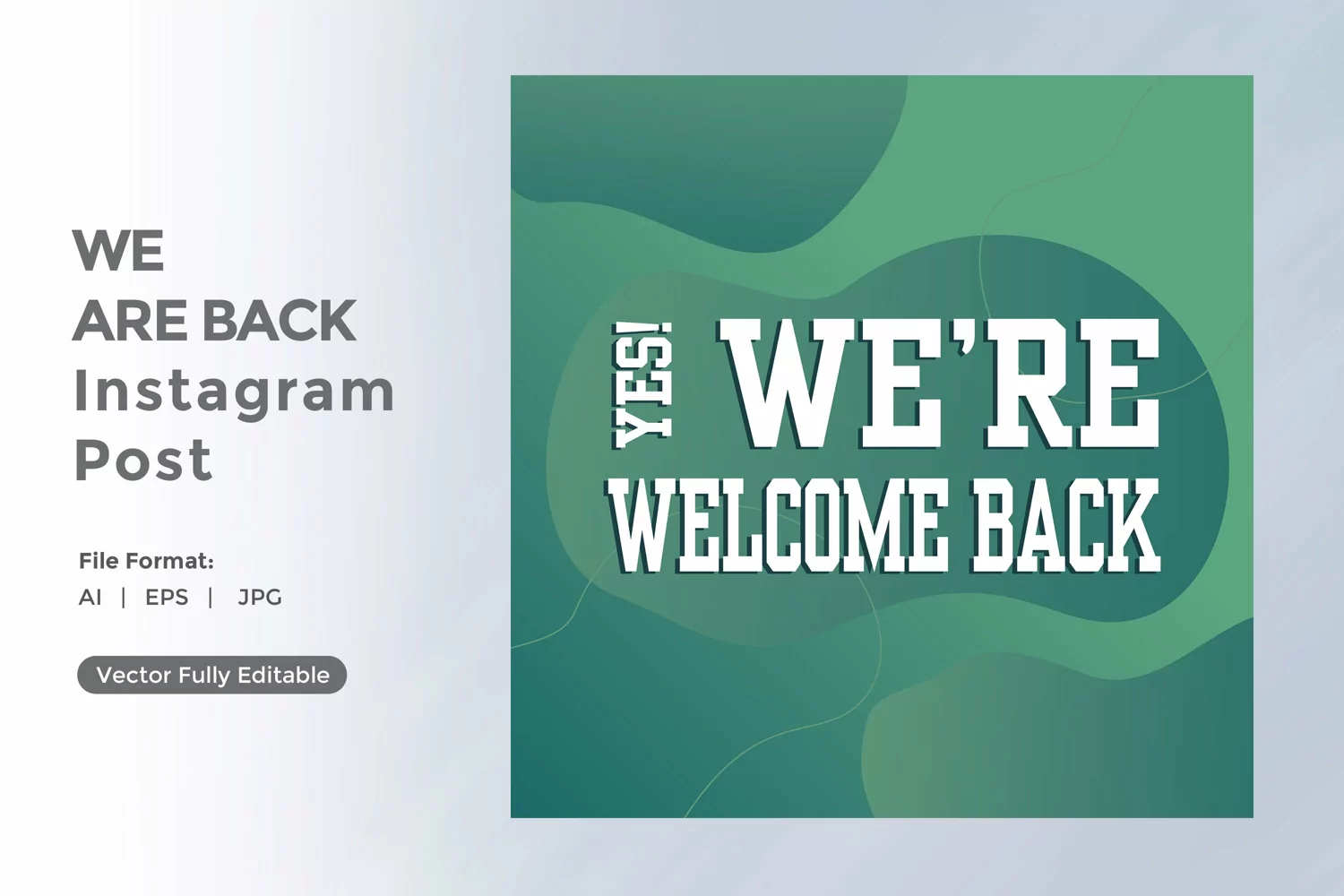 Yes We are back instagram post product image 1