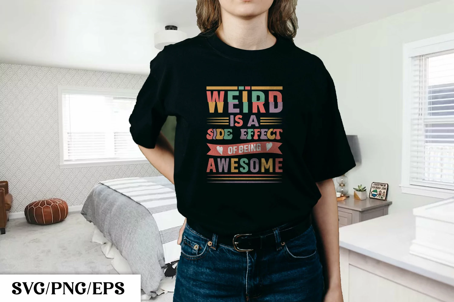 Weird Is A Side Effect Of Being Awesome SVG Design product image 1