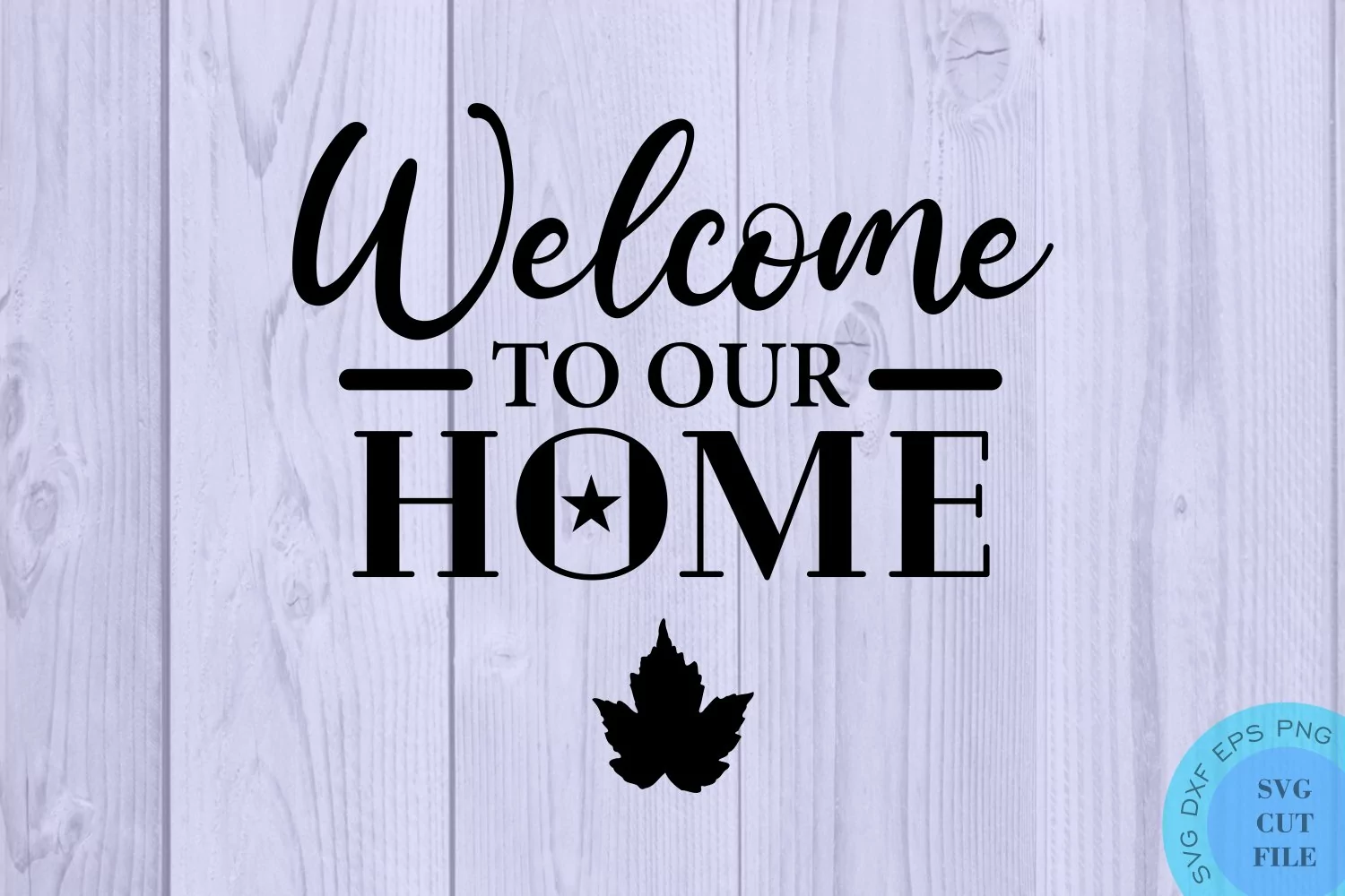 Welcome To Our Home Svg Fall Svg Fall Sign Svg Farmhouse Svg product image 1