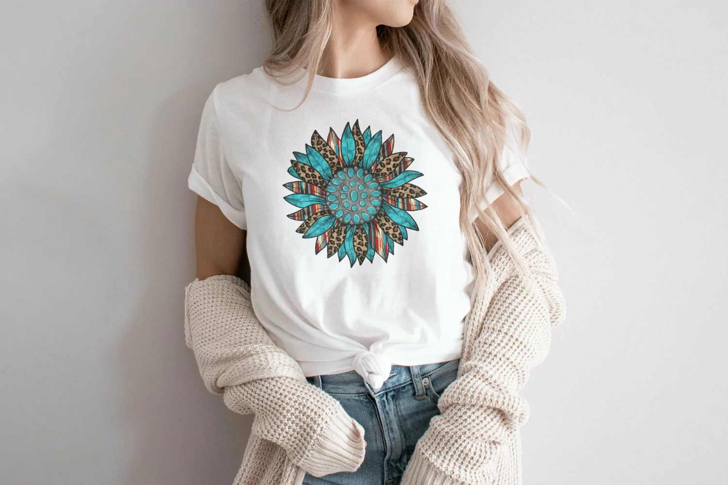 Western Sunflower sublimation PNG